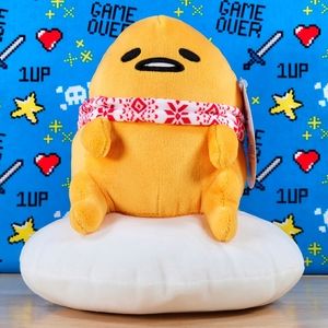 GUND Gudetama the Lazy Egg 8" Stuffed Animal Collectible Sanrio Anime Toy Plush
